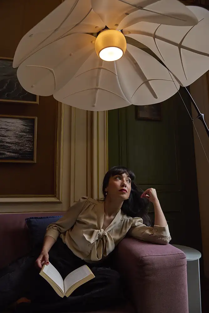 Bloomlight interactive floor lamp by Vouw