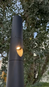Close-up of the Jupiter Bolalrd that won the LIT award 2024 in the category of Landscape Lights